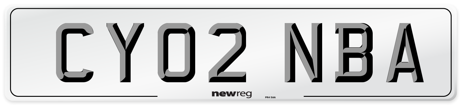 CY02 NBA Number Plate from New Reg